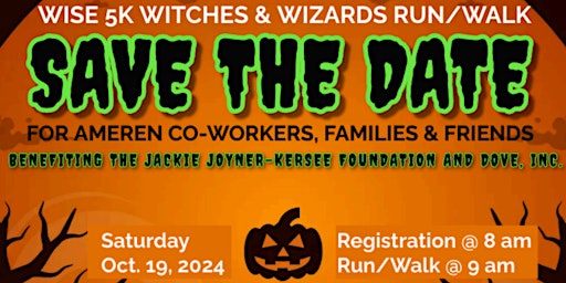 Imagen principal de Ameren WISE 5k Witches & Wizards Run/Walk