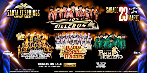 Hauptbild für Los Rieleros Del Norte, Banda Rancho Viejo, Banda San Miguel y Brio Norteño