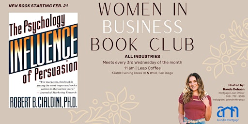 Imagen principal de BOOK CLUB - Women in Business SAN DIEGO