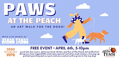 Imagem principal do evento Paws at The Peach!