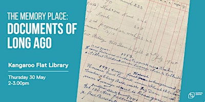 The Memory Place: Documents of long ago primary image