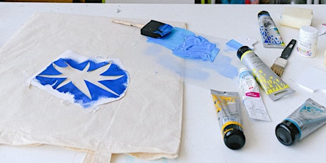 School Holiday fun with Paint and Stencils - Moruya Library