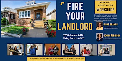 Home Buying Workshop ~  Fire My Landlord ~ May 2024 primary image