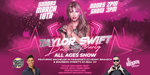 Imagem principal do evento Taylor Swift Dance Party (All Ages Show) at 115 Bourbon Street