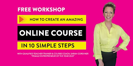 How To Create an Online Course, Coaching Program or Membership primary image
