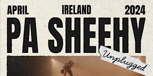 Image principale de Pa Sheehy Acoustic Tour, Social Live, Donegal