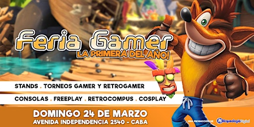 Imagen principal de Feria Gamer! / Evento Retrogamer # 1 - La primera del 2024!