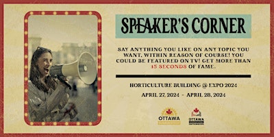 Primaire afbeelding van Speaker's Corner TV:  Singles & Dating  - Ottawa Expo |  Singles Weekend