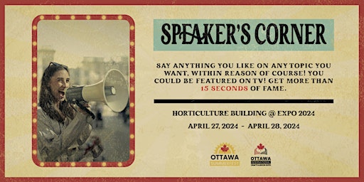 Primaire afbeelding van Speaker's Corner TV:  Singles & Dating  - Ottawa Expo |  Singles Weekend