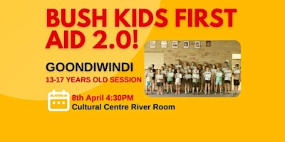 GOONDIWINDI - Bush Kids First Aid (13-17yo) primary image