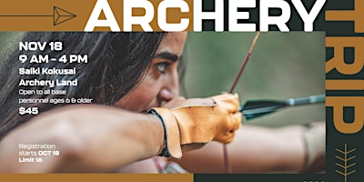 Primaire afbeelding van Saiki International Archery Trip