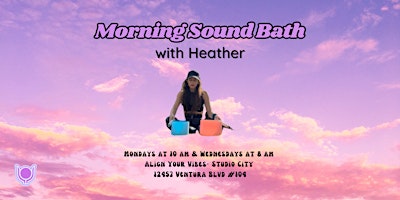 Morning Sound Bath with Heather primary image