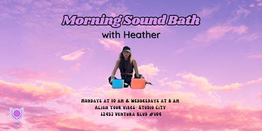 Morning Sound Bath with Heather primary image