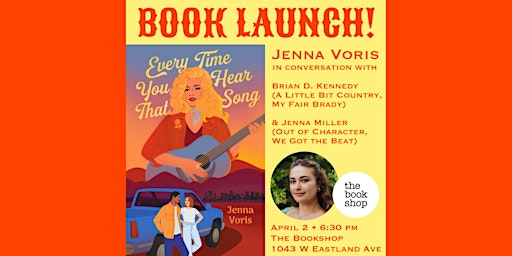 Immagine principale di BOOK LAUNCH: Every Time You Hear That Song by Jenna Voris 