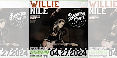 Hauptbild für Boonton Coffee Presents: Willie Nile!