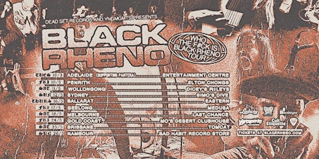 BLACK RHENO (NSW) w/- Gudgeon + Skirmisher + Flesh Torrent - Nambour