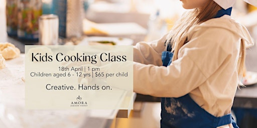 Imagem principal do evento Kids Cooking Class at Amora