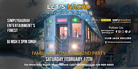 Image principale de LET'S NACHO | Family Day Long Weekend Shisha Party