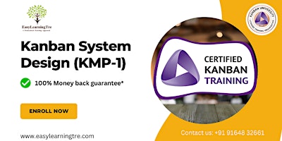 Kanban System Design (KSD) Training on 22-23 June 2024 by EasyLearningTre primary image