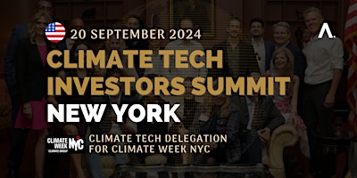 Imagem principal de Climate Tech Investors Summit - New York