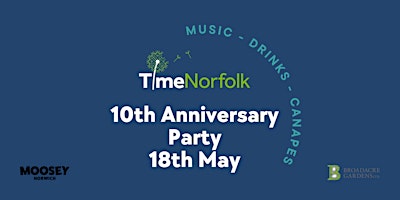 Primaire afbeelding van TimeNorfolk 10th Anniversary Party & Fundraiser