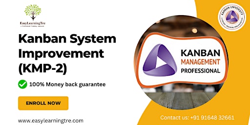Kanban System Improvement KSI Training on 29-30 Jun 2024 by EasyLearningTre primary image
