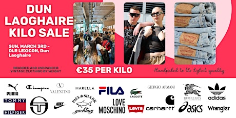Dun Laoghaire Kilo Sale Pop Up 3rd March primary image