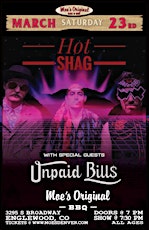 Imagem principal do evento Hot Shag w/ Under Two Tables + Unpaid Bills + Wild Faith + DJ Laser Frog