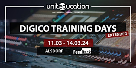 Primaire afbeelding van Unit(Ed)ucation Days: DiGiCo & KLANG Trainings (Alsdorf)