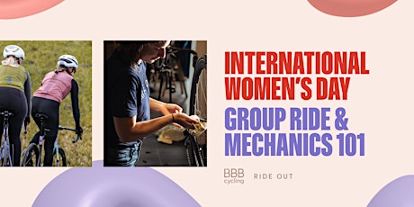 Imagen principal de International Women's Day Group Ride X Mechanics 101