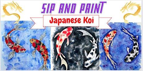 Sip & Paint ‘Japanese Koi’