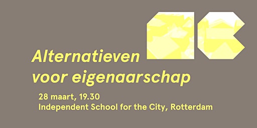 Woondebat: Alternatieven voor eigenaarschap primary image