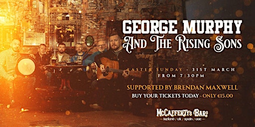 Imagem principal do evento George Murphy & The Rising Sons - Live at McCafferty's Marquee