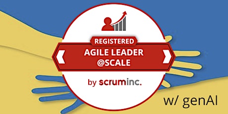 Imagen principal de Agile Leader@Scale w/ genAI 2 day Training (English, Online)