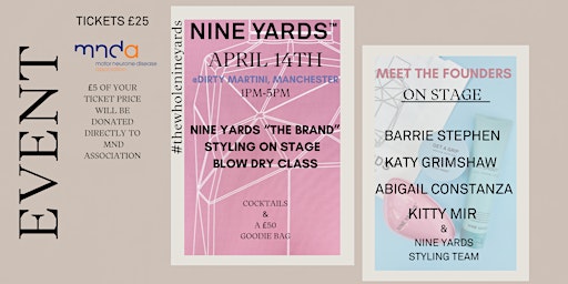 Primaire afbeelding van NINE YARDS GO LOUD - Cocktails, Social & Session Styling