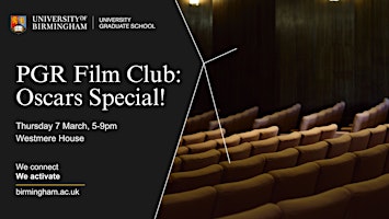 PGR Film Club: Oscars Special! (In-Person) primary image