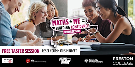 Reset Your Maths Mindset - ONLINE SESSION primary image