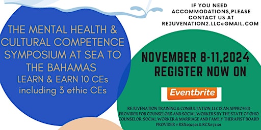 DEPOSIT  ONLY for The Mental Health & Cultural Competence Symposium at Sea