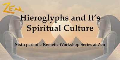 Imagem principal do evento Hieroglyphs and It’s Spiritual Culture