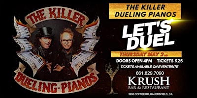 Imagem principal do evento The Killer Dueling Pianos