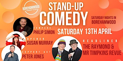 Hauptbild für Borehamwood Comedy Club- Stand Up Comedy Night