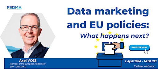 Imagen principal de FEDMA Webinar - Data marketing and EU policies: What happens next?