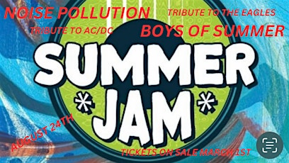 SUMMER JAM!  NOISE POLLUTION-  AC/DC/ WITH BOYS OF SUMMER - EAGLES