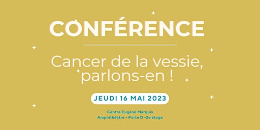 Primaire afbeelding van Cancer de la vessie, parlons en ! Edition 2024