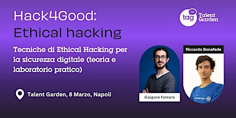 Hack4Good: Ethical Hacking per la Sicurezza Digitale primary image
