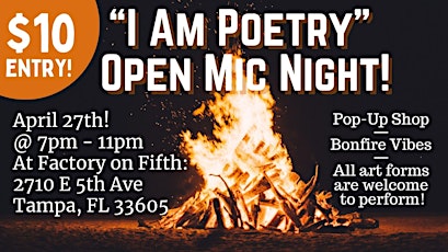 “I Am Poetry” Open Mic Show!