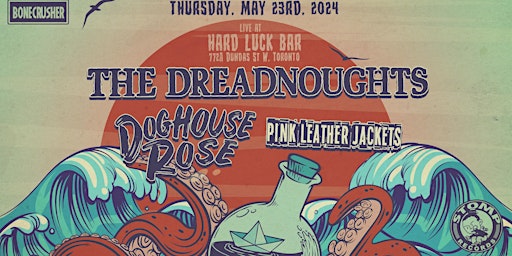 The Dreadnoughts Doghouse Rose Pink Leather Jackets  primärbild