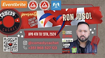 Imagem principal do evento Stand Up Comedy - RON JOSOL - Live in Coimbra