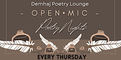 Poetry Thursdays @ Demhaj ! primary image
