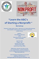 Primaire afbeelding van Learn the ABC's of Starting a Non-Profit